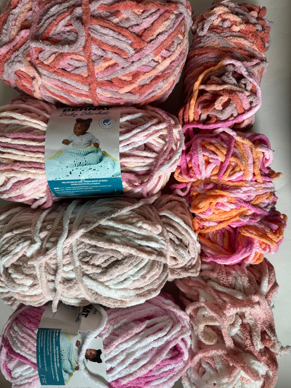 Bernat Variegated Pink Bundle