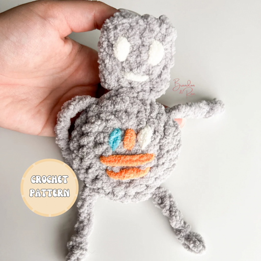 Robot Boo Boo Buddy Crochet Pattern