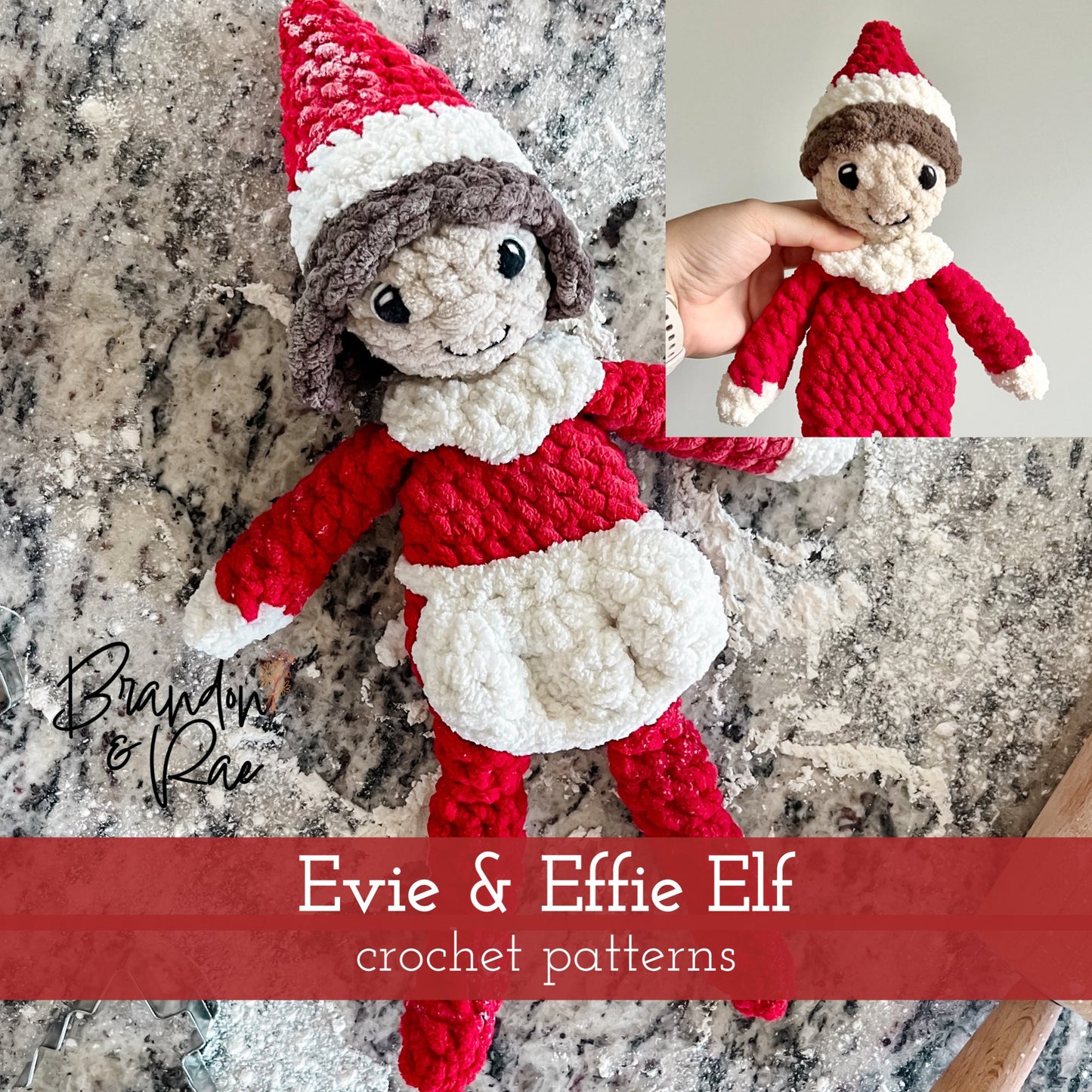 Evie & Effie Elf Crochet Pattern - Brandon & Rae