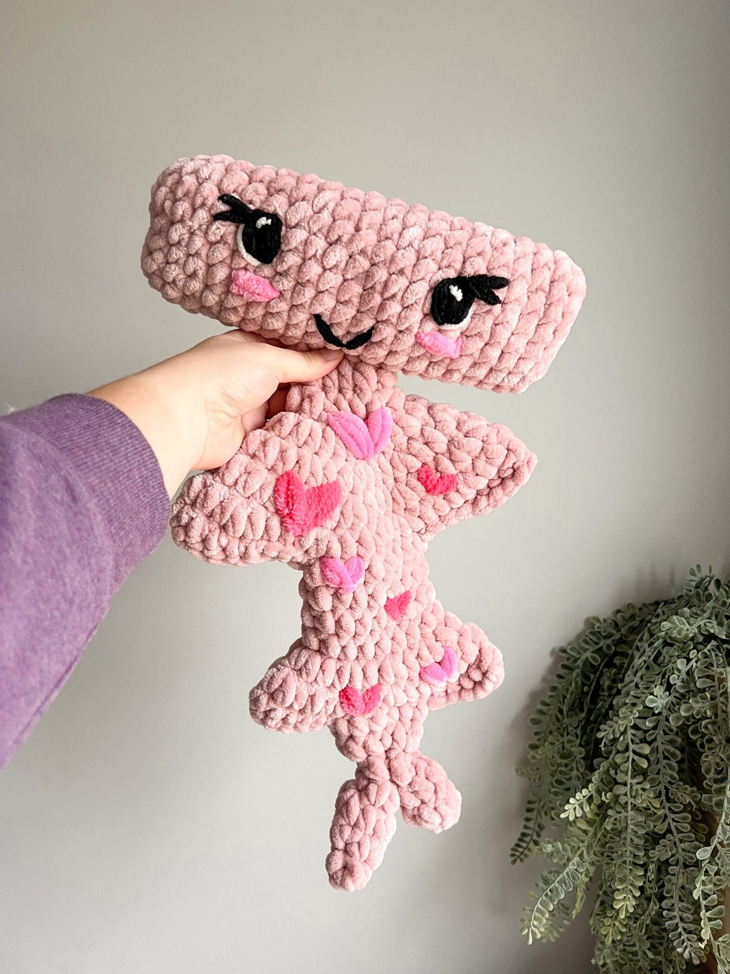 Hank the Hammerhead Shark Snuggler Crochet Pattern - Brandon & Rae