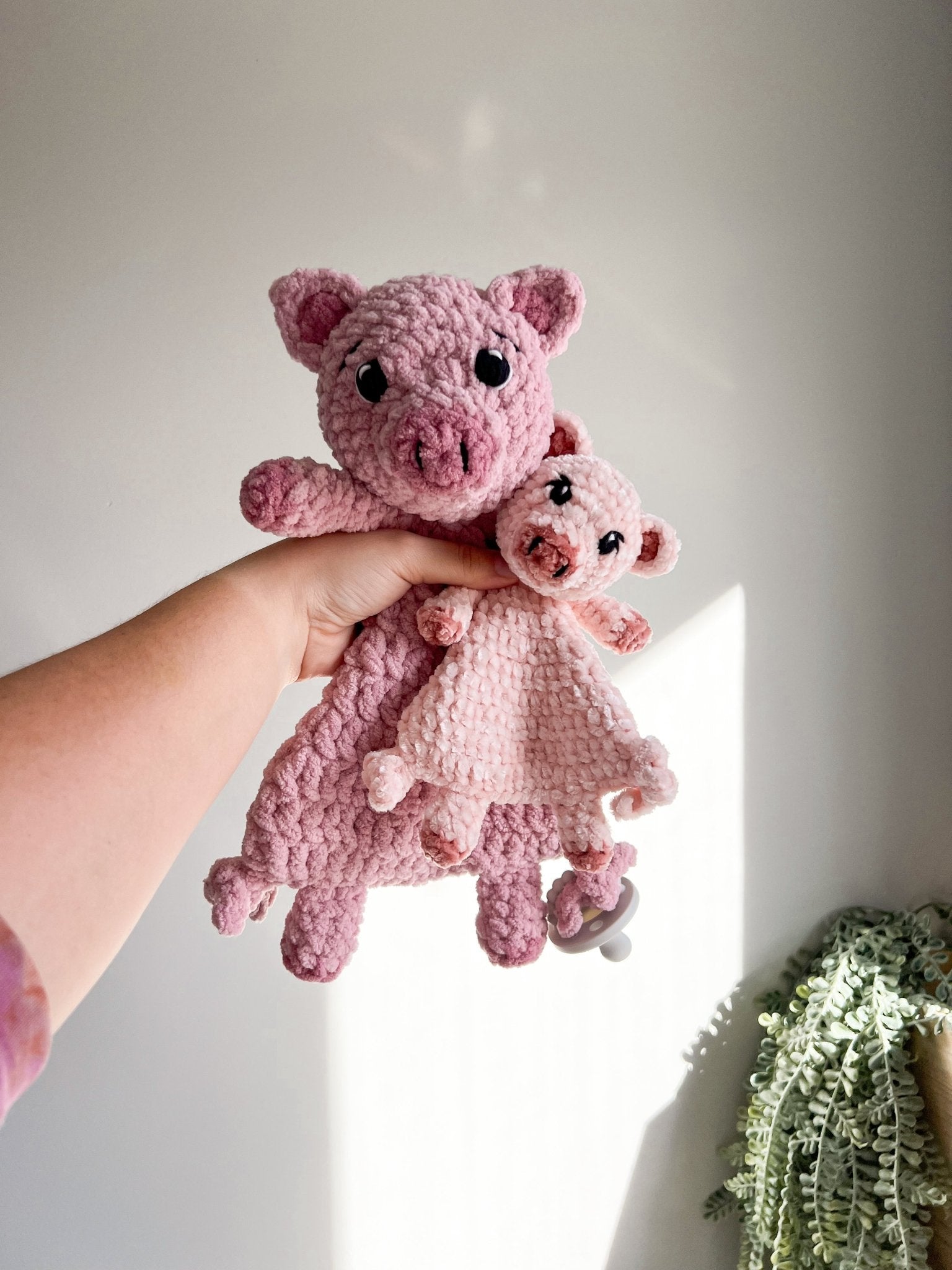 Penny Pig Snuggler Crochet Pattern - Brandon & Rae