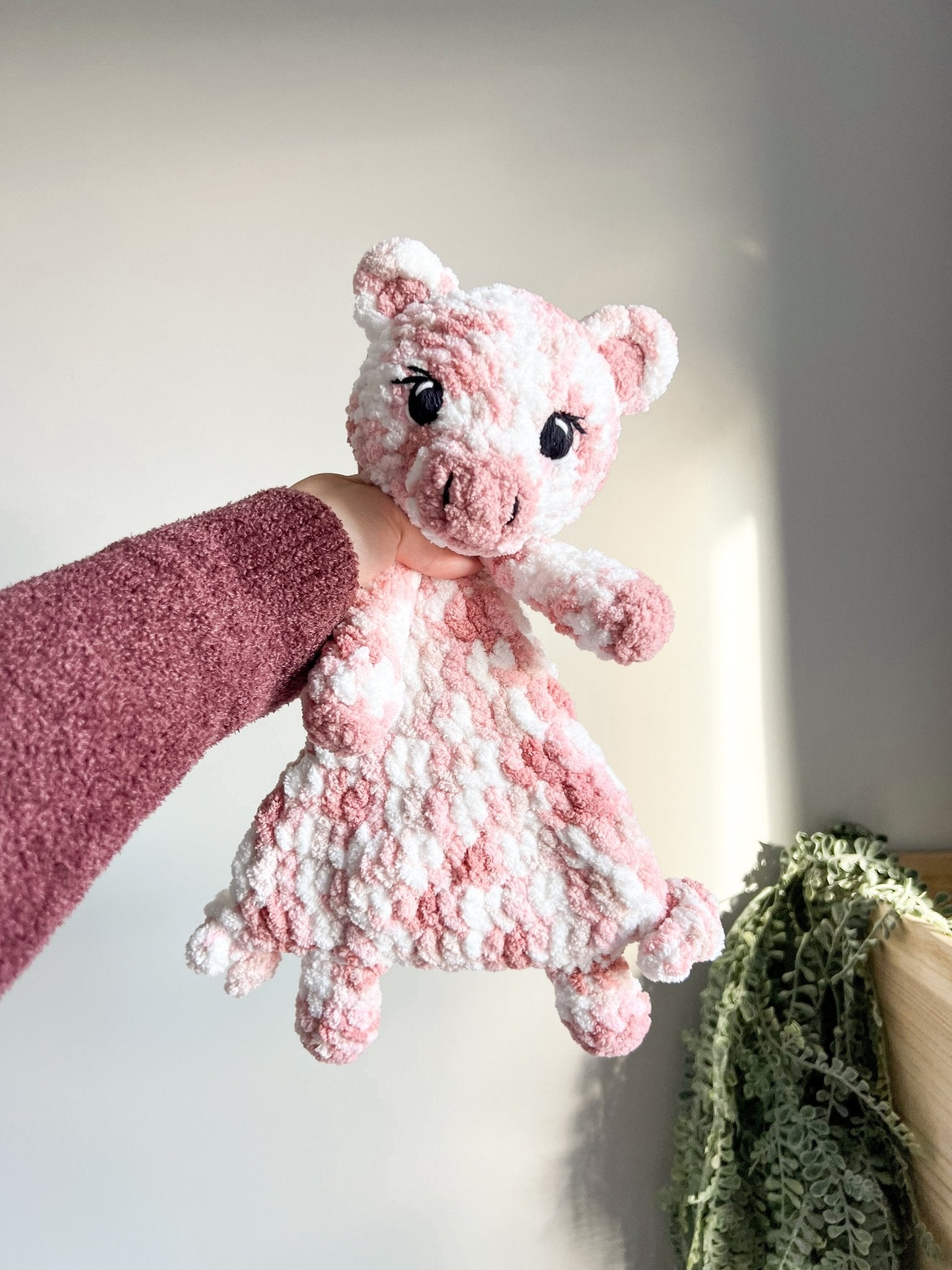 Penny Pig Snuggler Crochet Pattern - Brandon & Rae